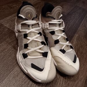 JORDAN Sneakers WHY NOT Zer0.5 Men’s Sz 12  Coconut Milk/Black/Khaki